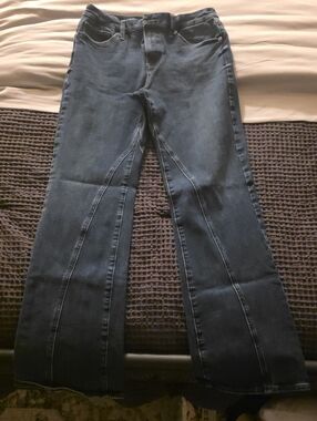 Express Midnight Blue Flare Jeans